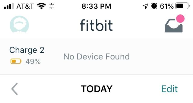 fitbit issues with ios 13