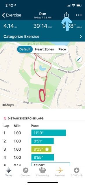 strava fitbit charge 4