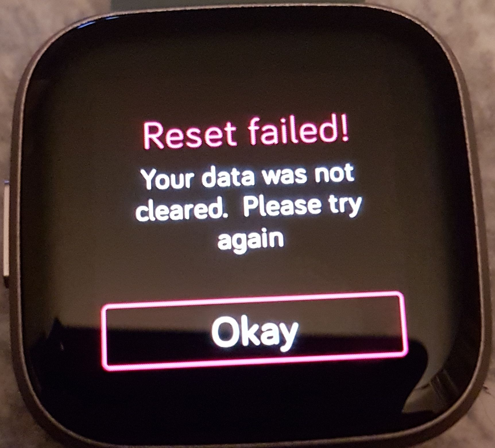 Fitbit versa best sale is not working