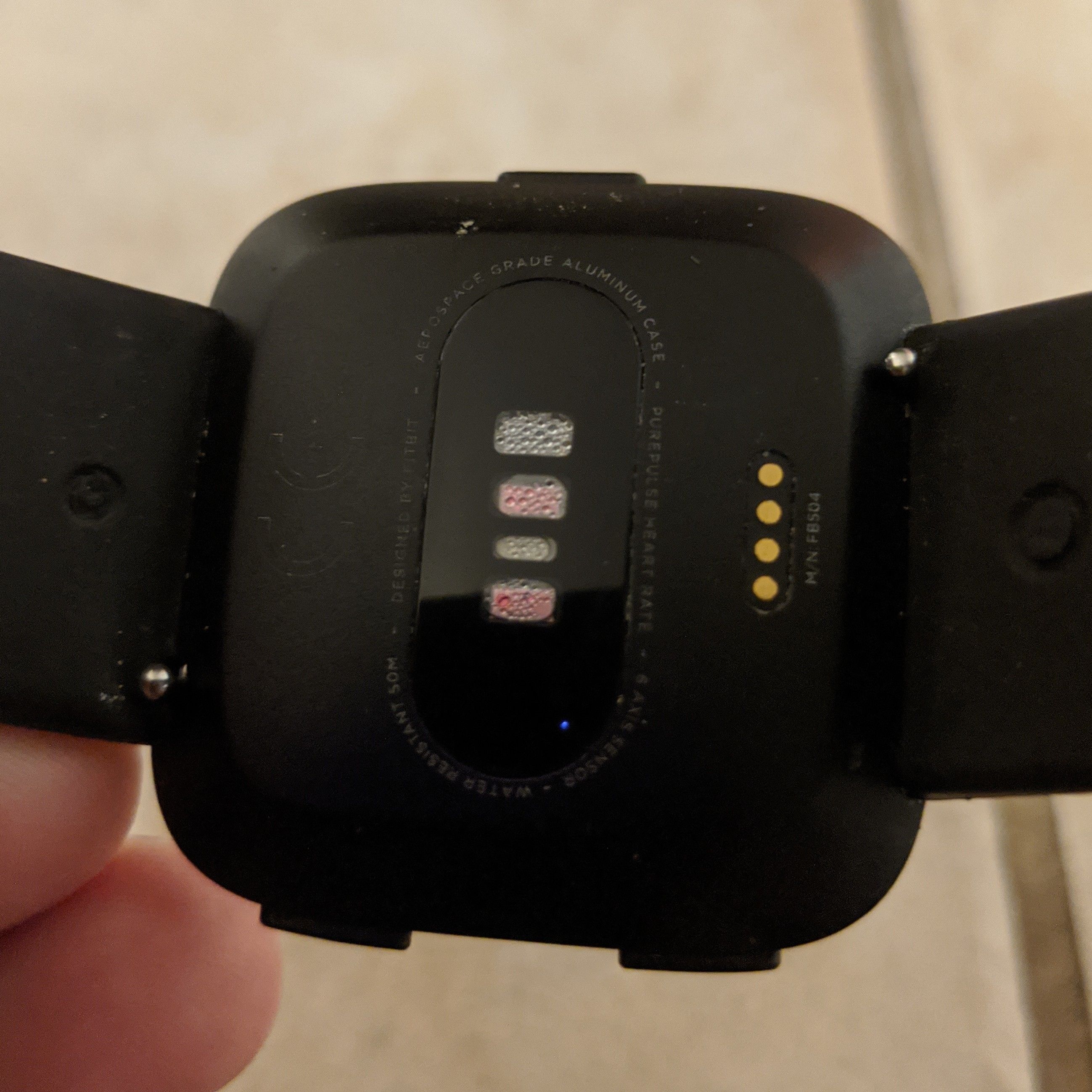 fitbit blaze water damage