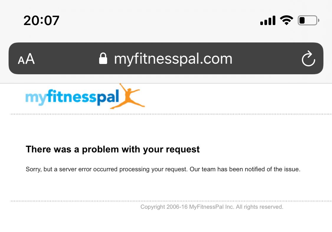 Solved MyFitnessPal not syncing to Fitbit 5 26 RESOLVED