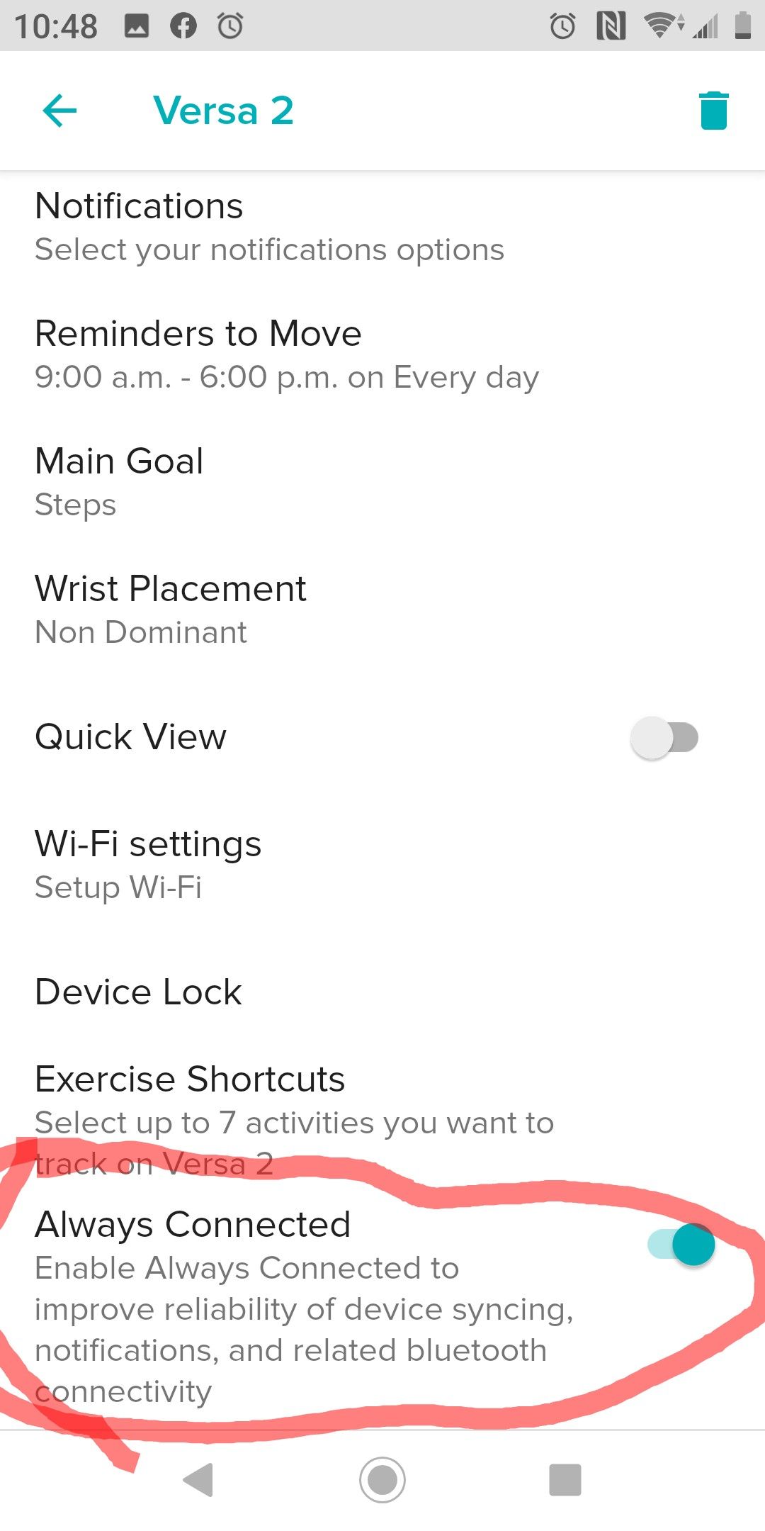 fitbit not logging sleep