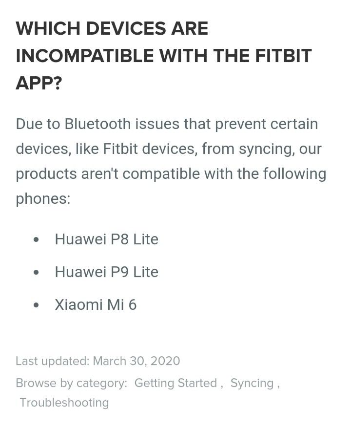 Fitbit versa 2024 huawei p10