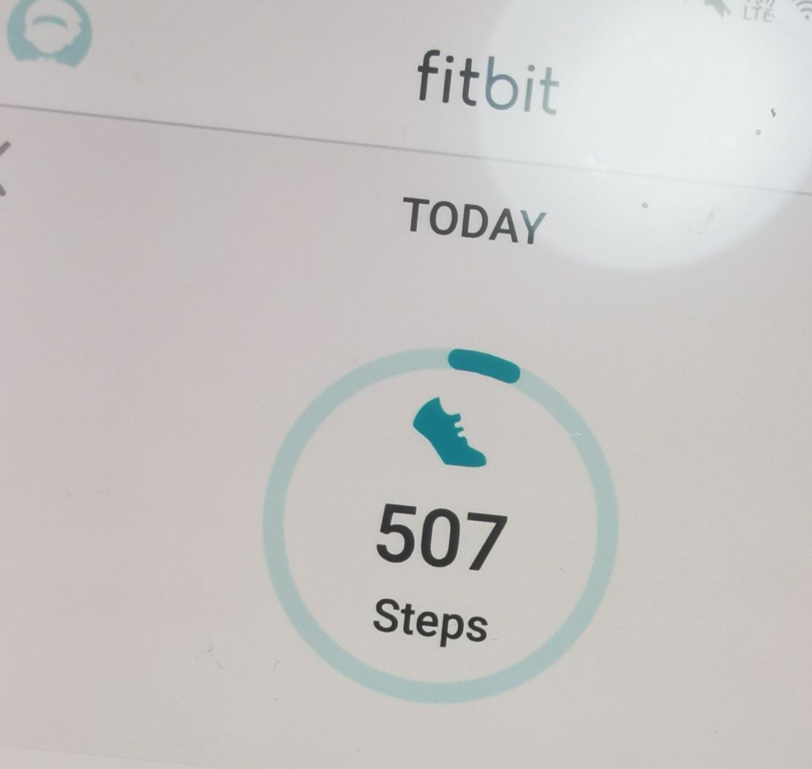 fitbit losing steps