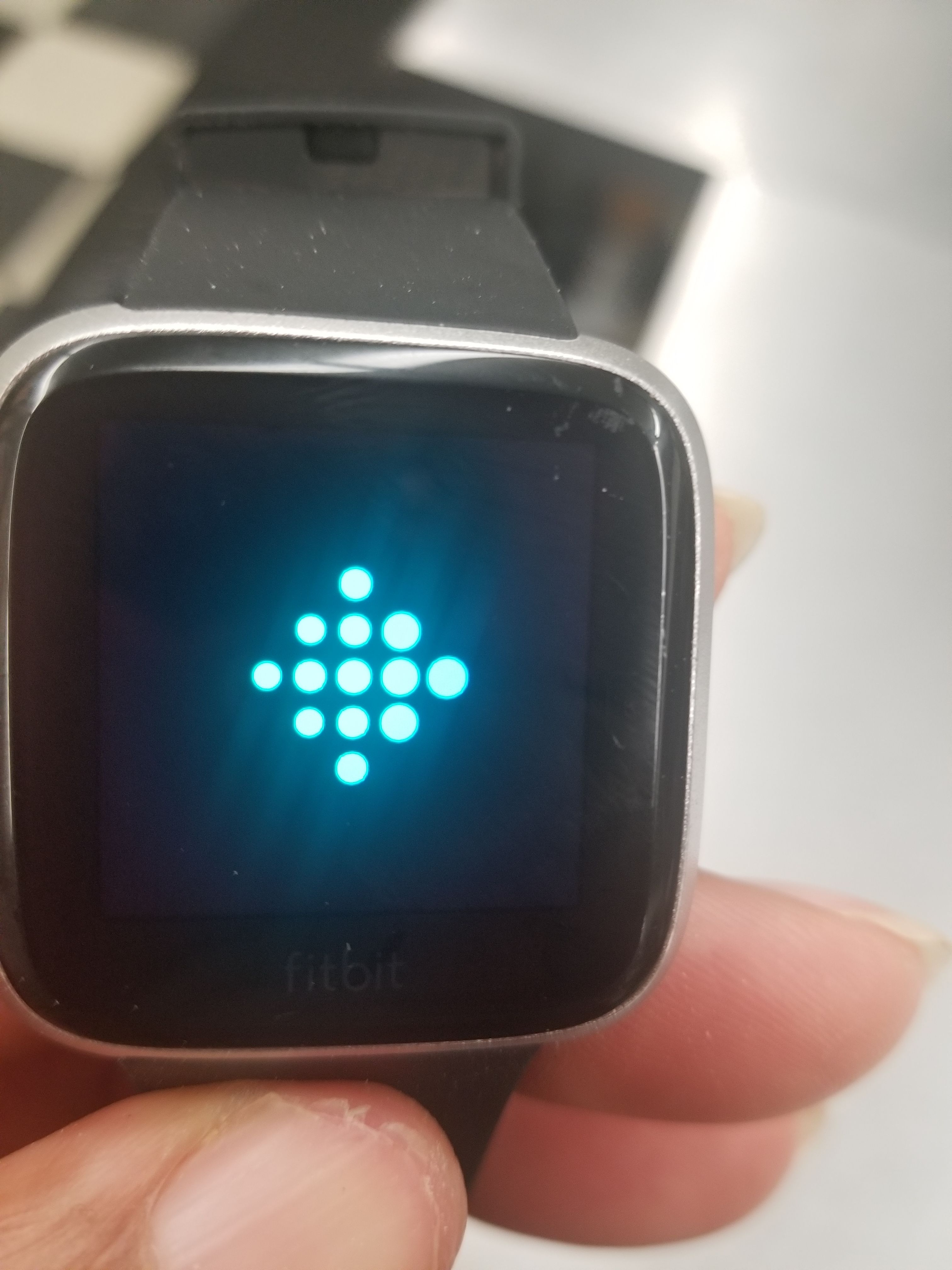 how to restart fitbit versa lite after factory reset