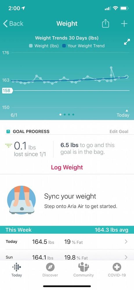 Solved: Aria body fat percentage questions - Page 5 - Fitbit Community