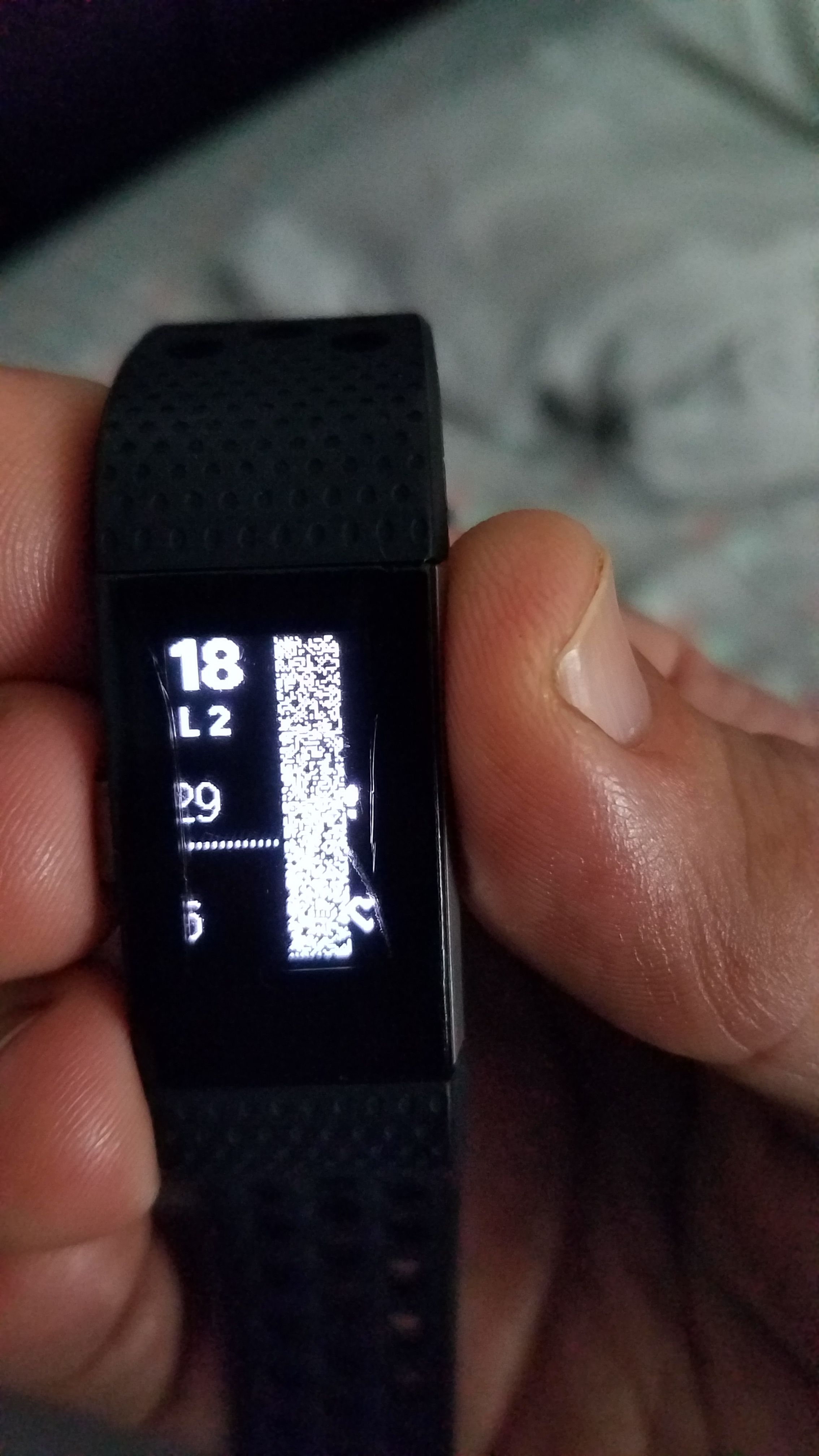 My Charge 2 display corrupted Fitbit Community