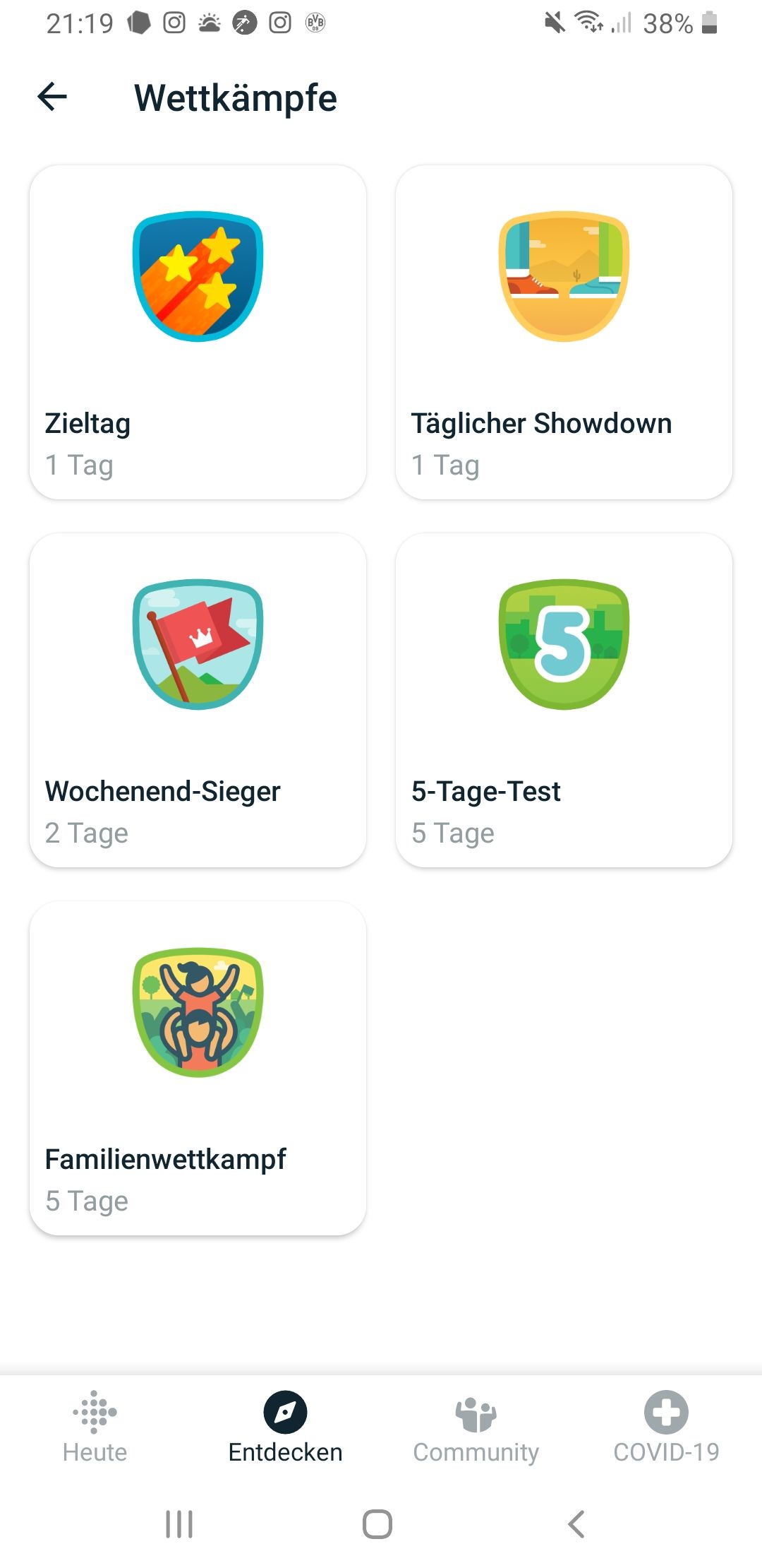 get fit bingo fitbit
