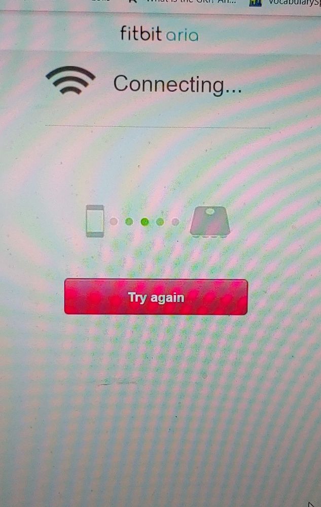 Re- Pair Sync Fitbit Aria Scale Wi-Fi Network 
