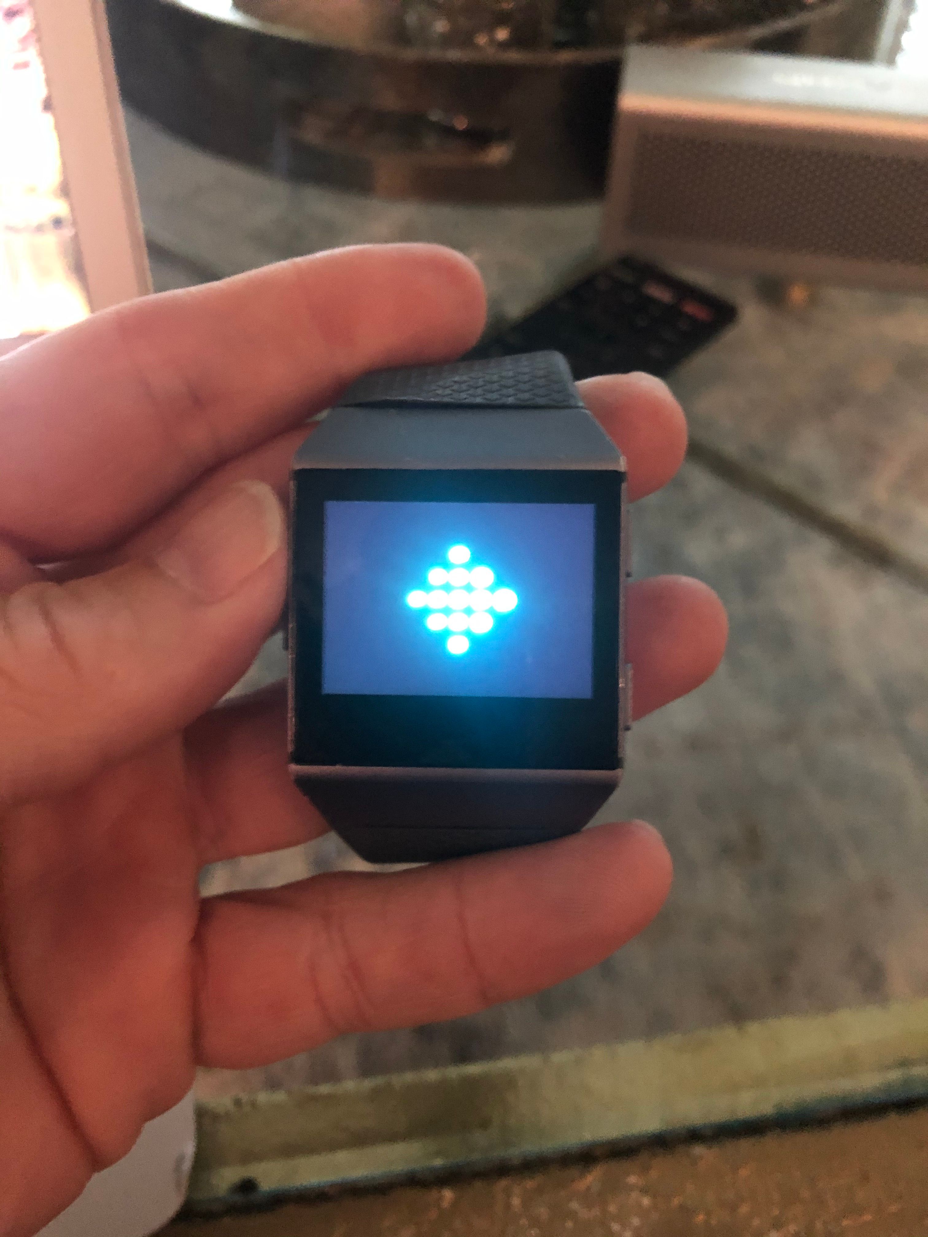 Fitbit ionic best sale display not working