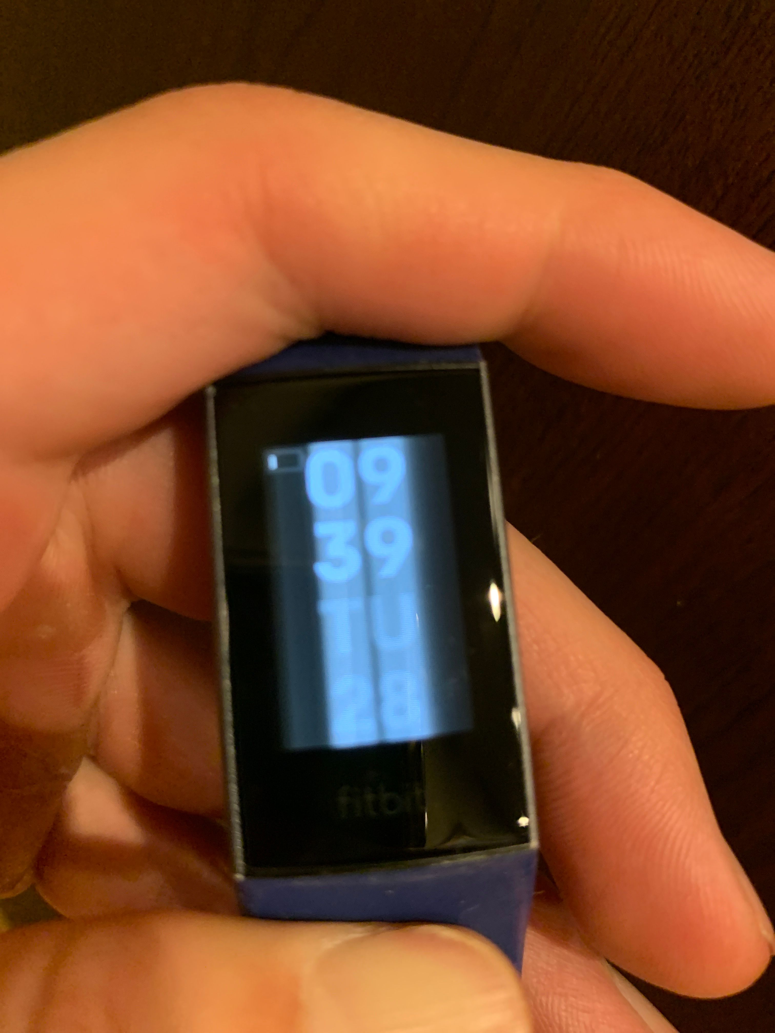 Charge 3 showing white lines on screen Fitbit Community