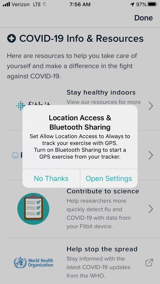 can you track fitbit location
