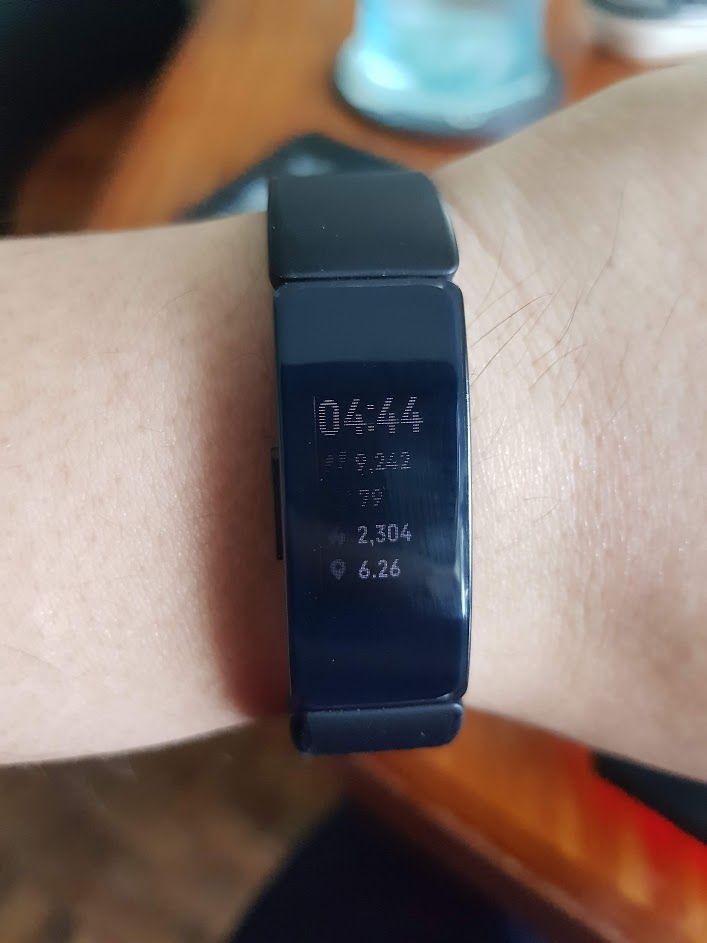 No display best sale on fitbit inspire