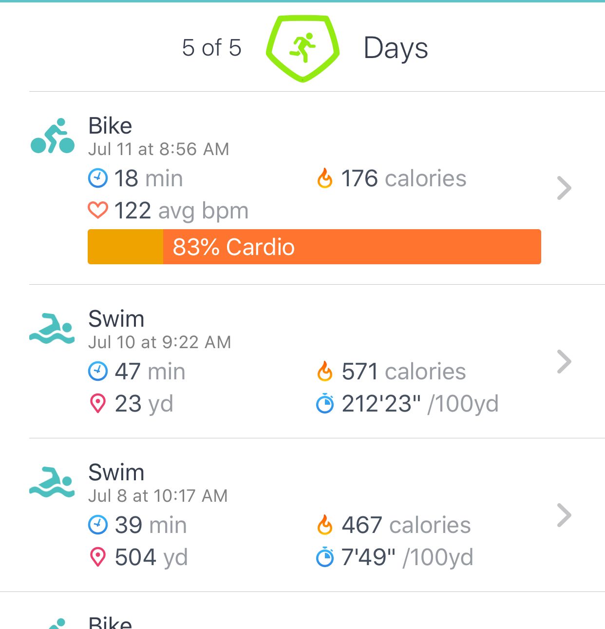 Add swimming exercise Fitbit Community