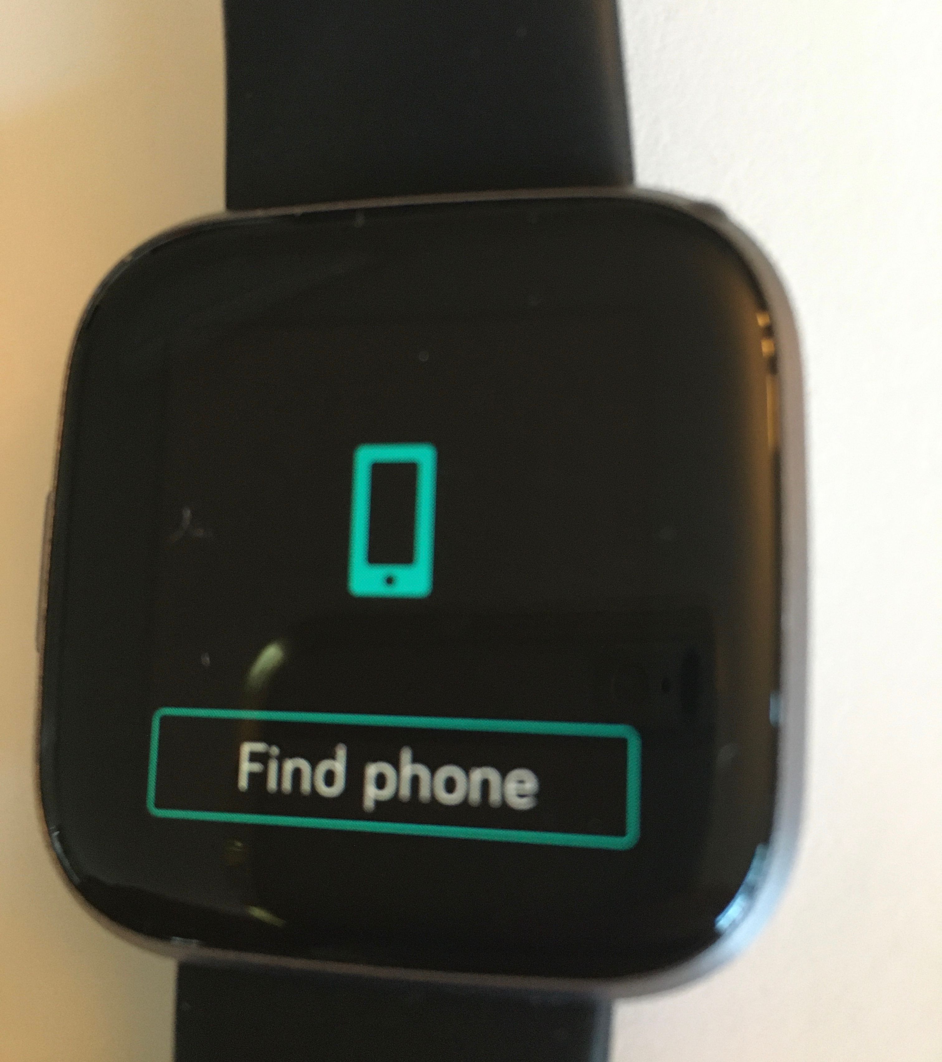 Find my fitbit store versa