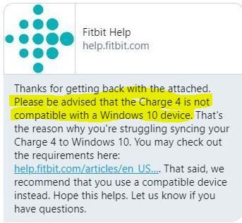 Fitbit charge 4 will best sale not sync