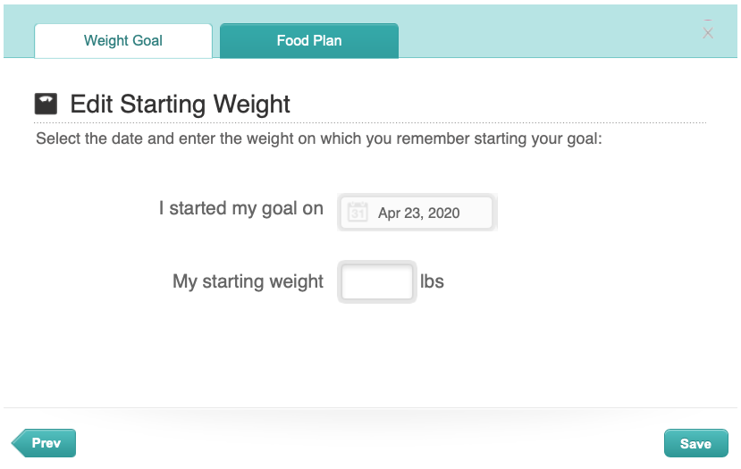 Goal progress start date Fitbit Community
