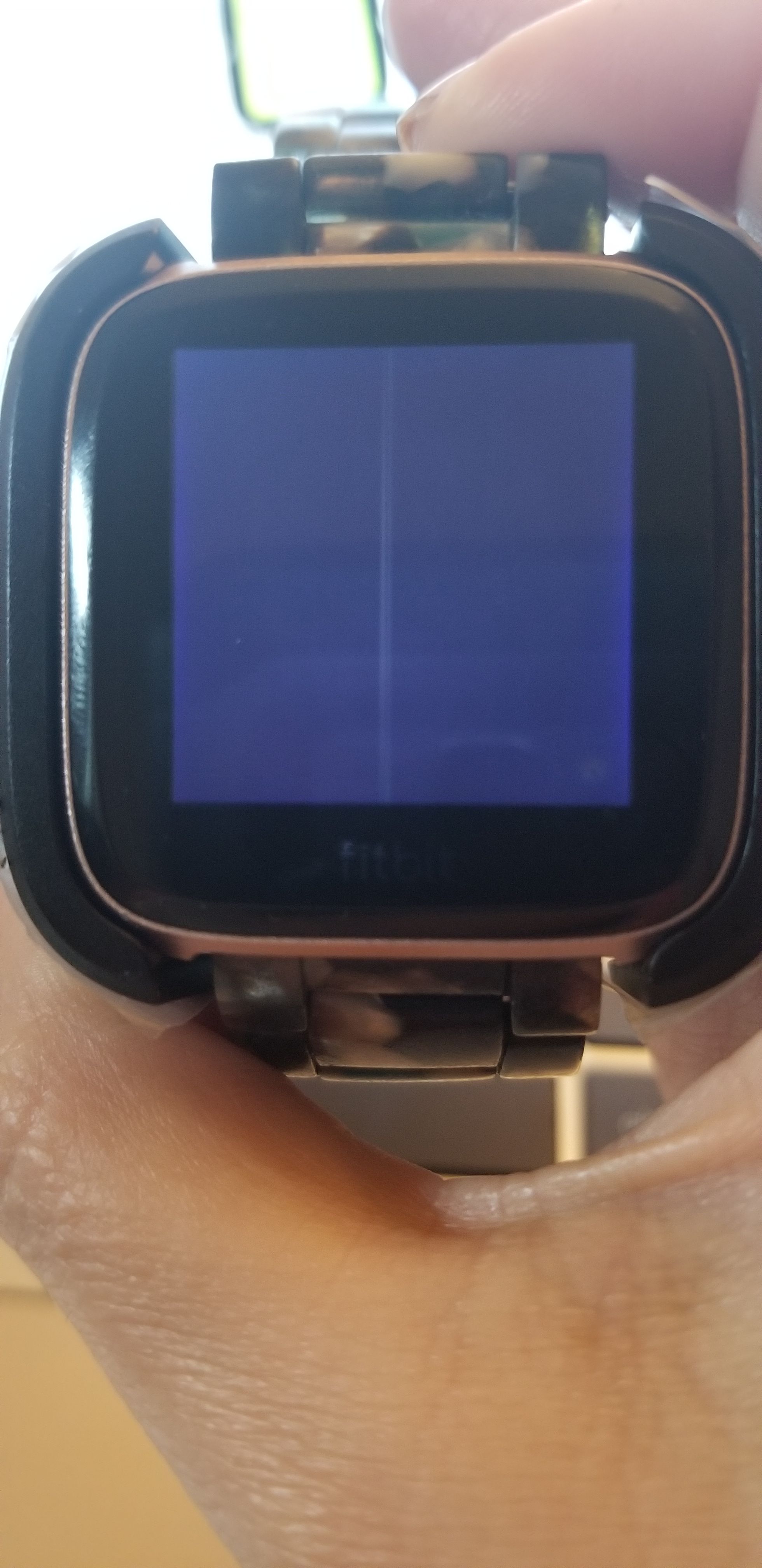 Versa 2 screen is green Fitbit Community