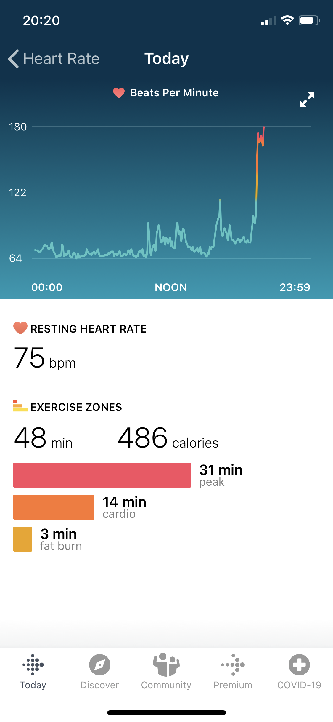 Fitbit discount fat burn