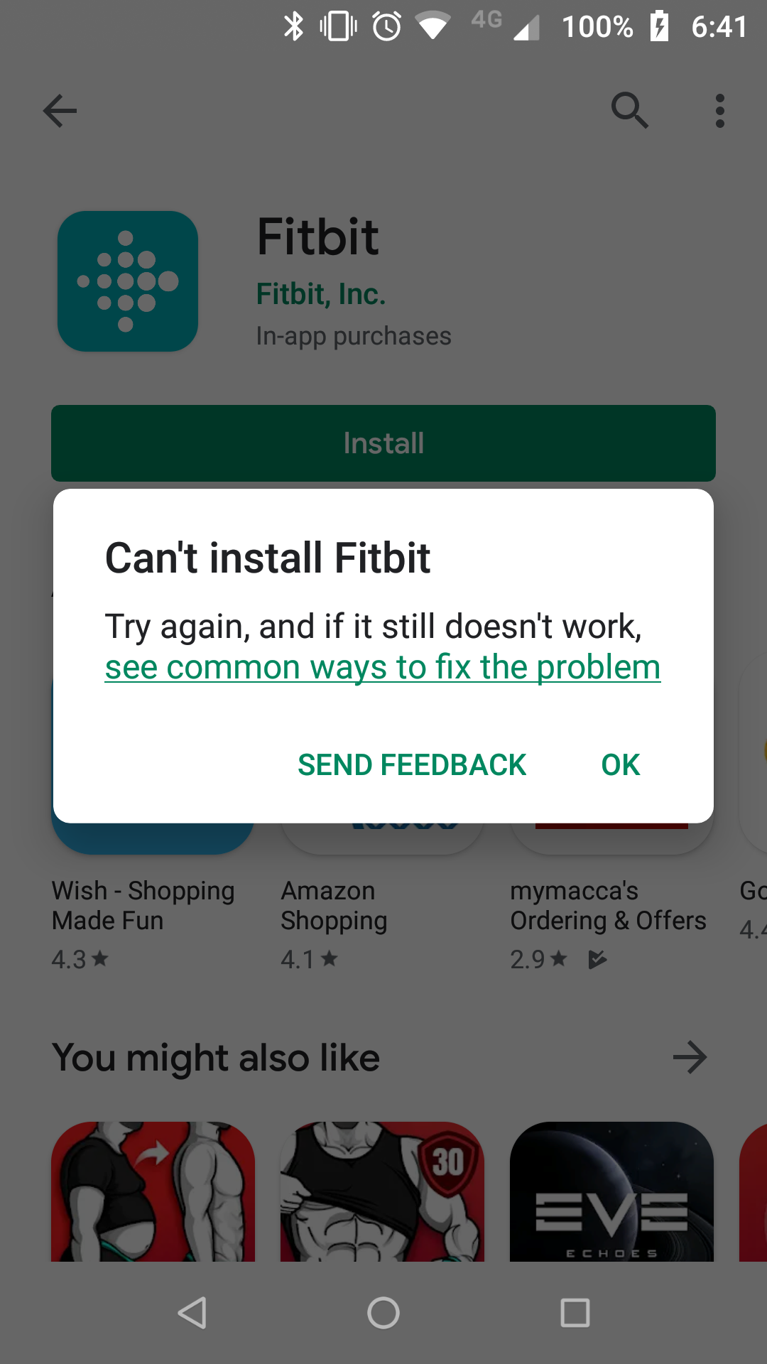 Fitbit app won't download - Fitbit Community