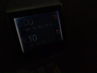 Note faded screen