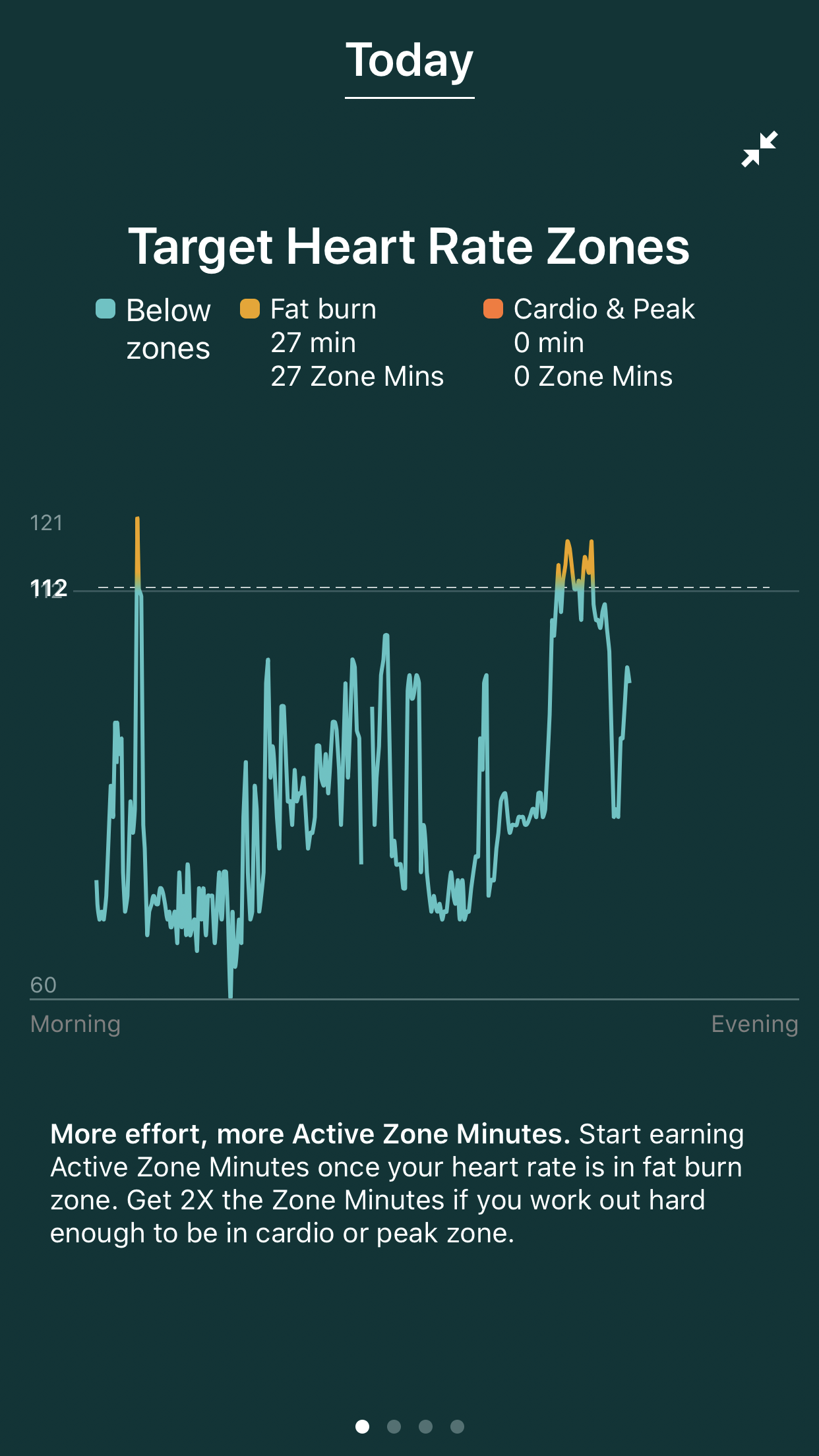 fitbit versa 2 heart rate zones