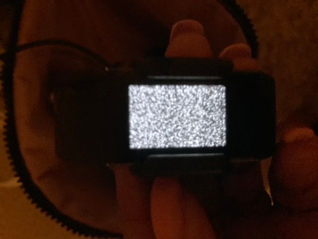 my fitbit screen went black