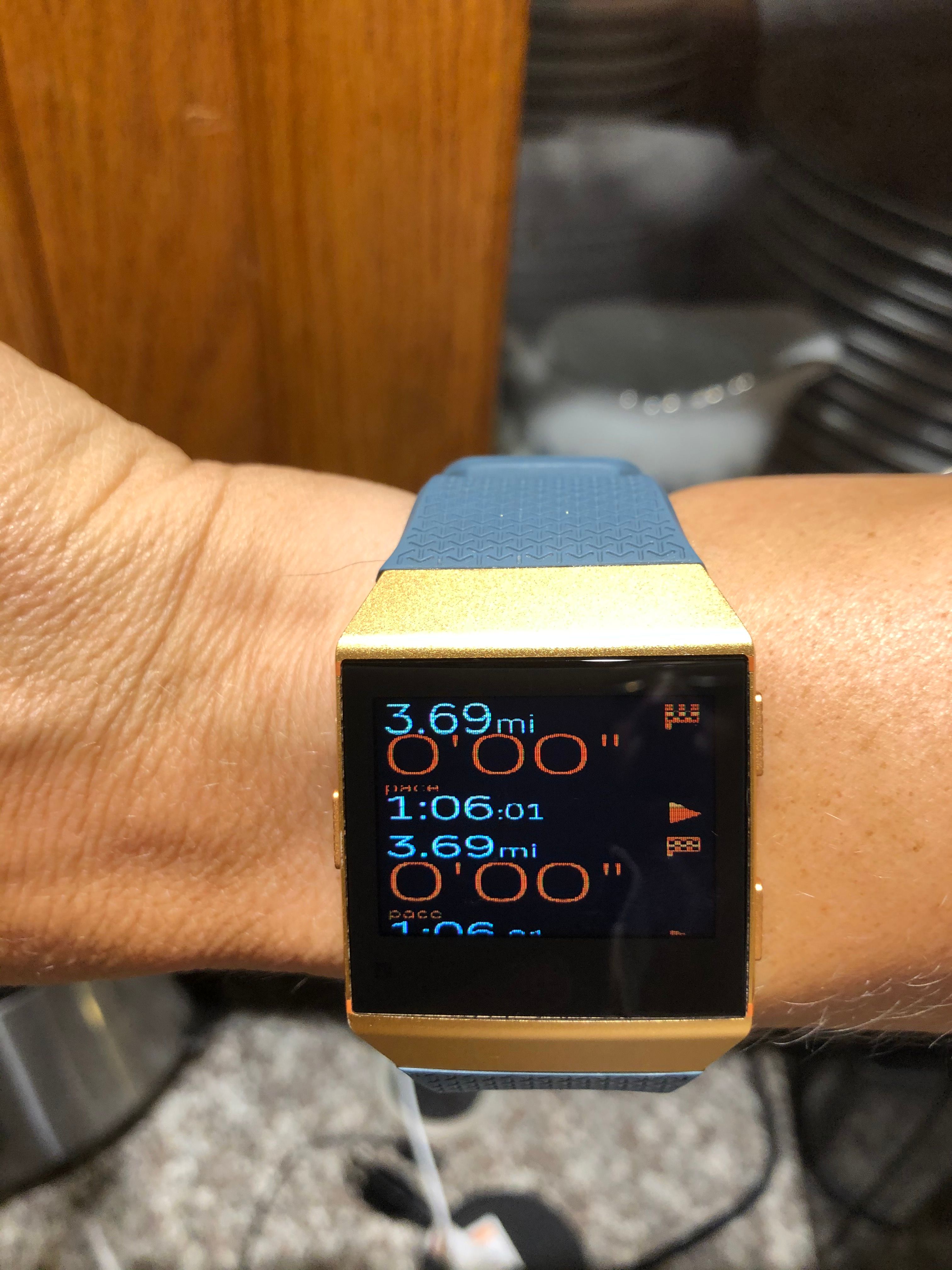 Fitbit ionic slate online blue & burnt orange