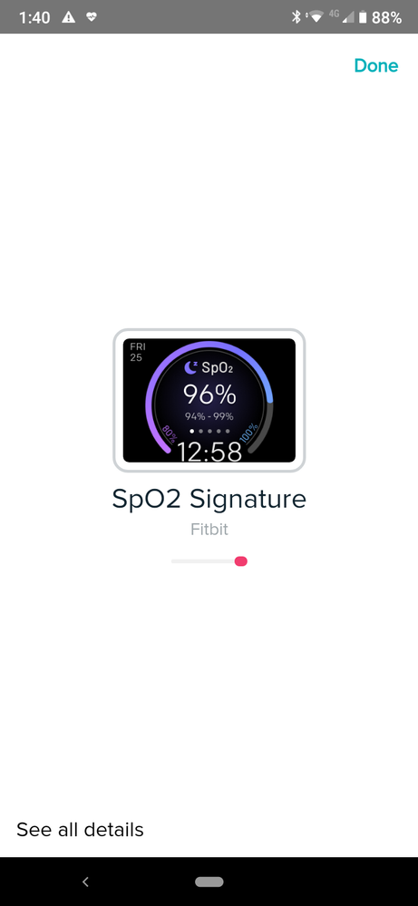 Clock Face SpO2 Signature does not install Ionic Fitbit Community