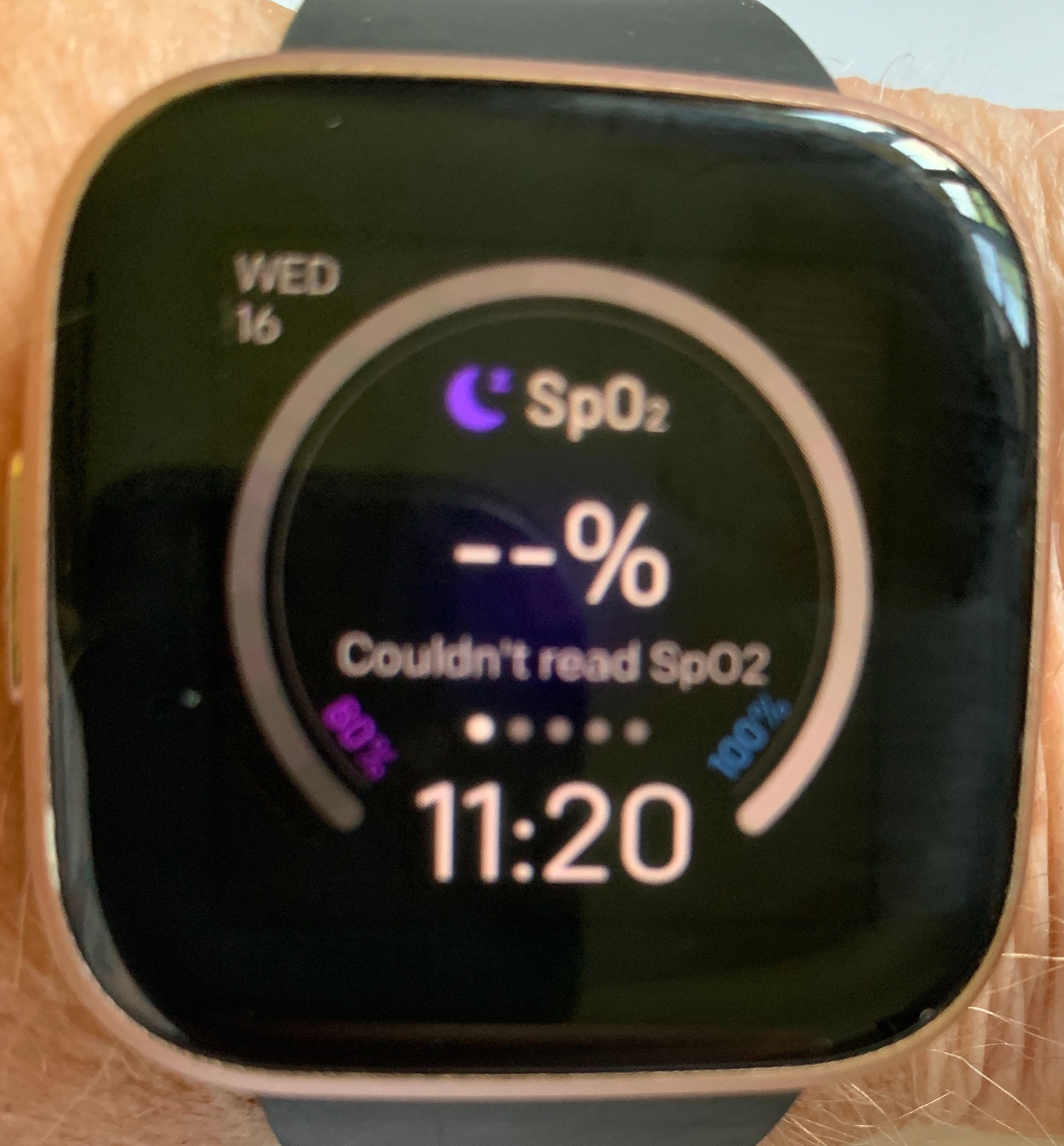 Solved SpO2 clock does not showing SpO2 information Fitbit Community