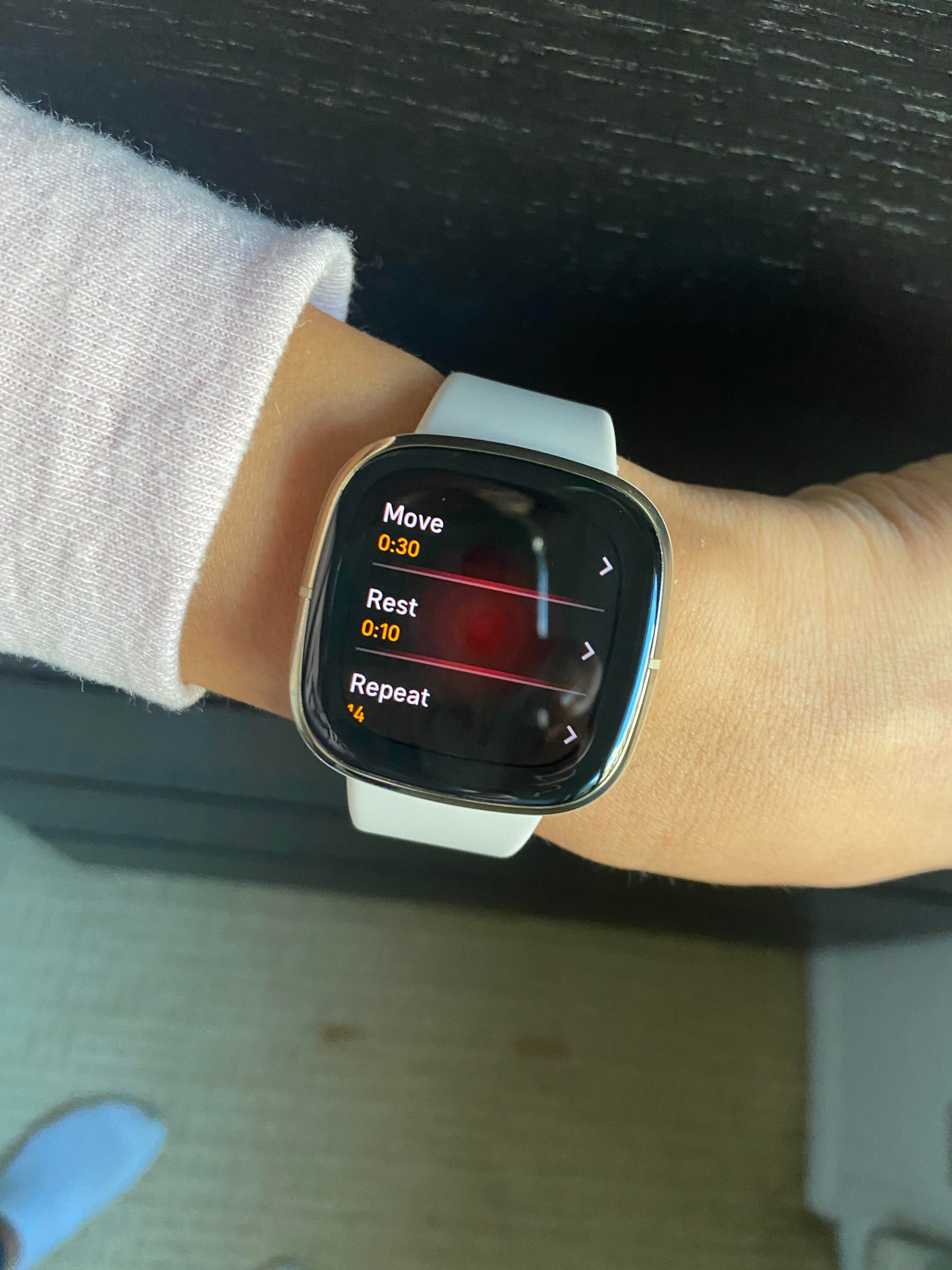 Solved Timer while on Workout mode Fitbit Community