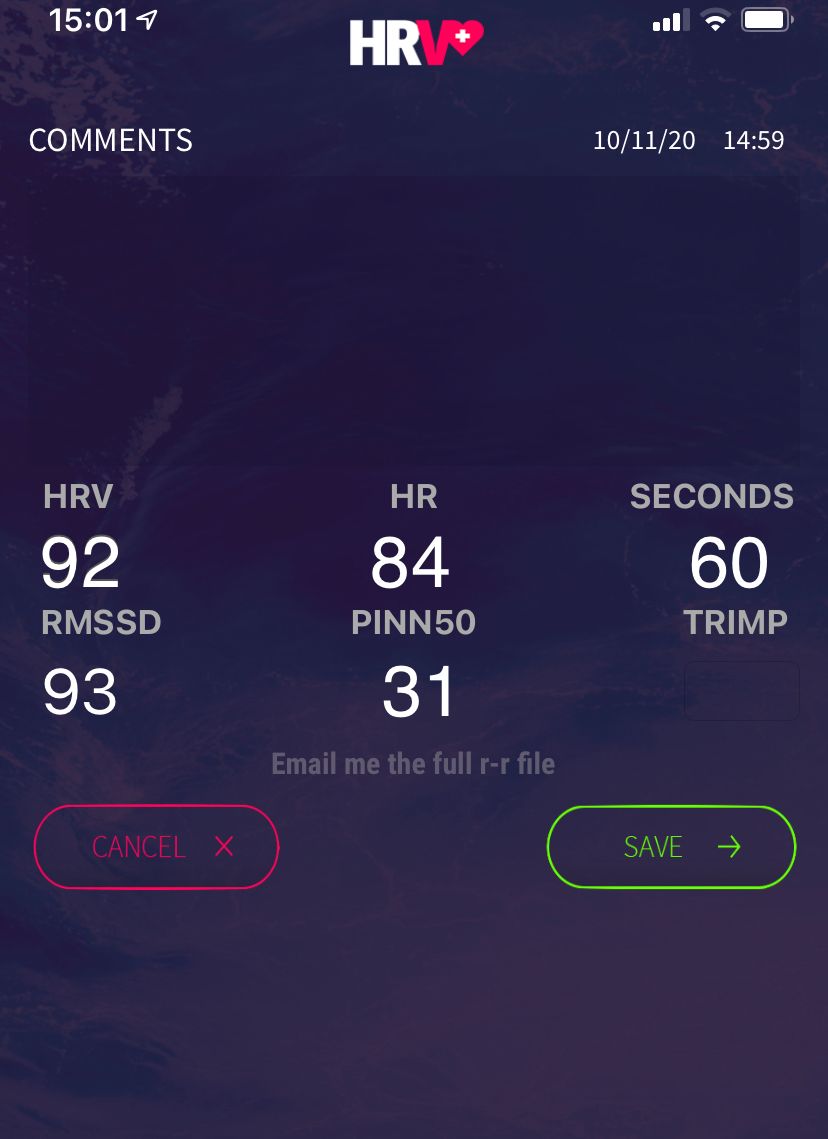 Charge 4 calculate HRV accurately 