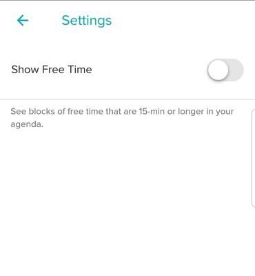 agenda app fitbit