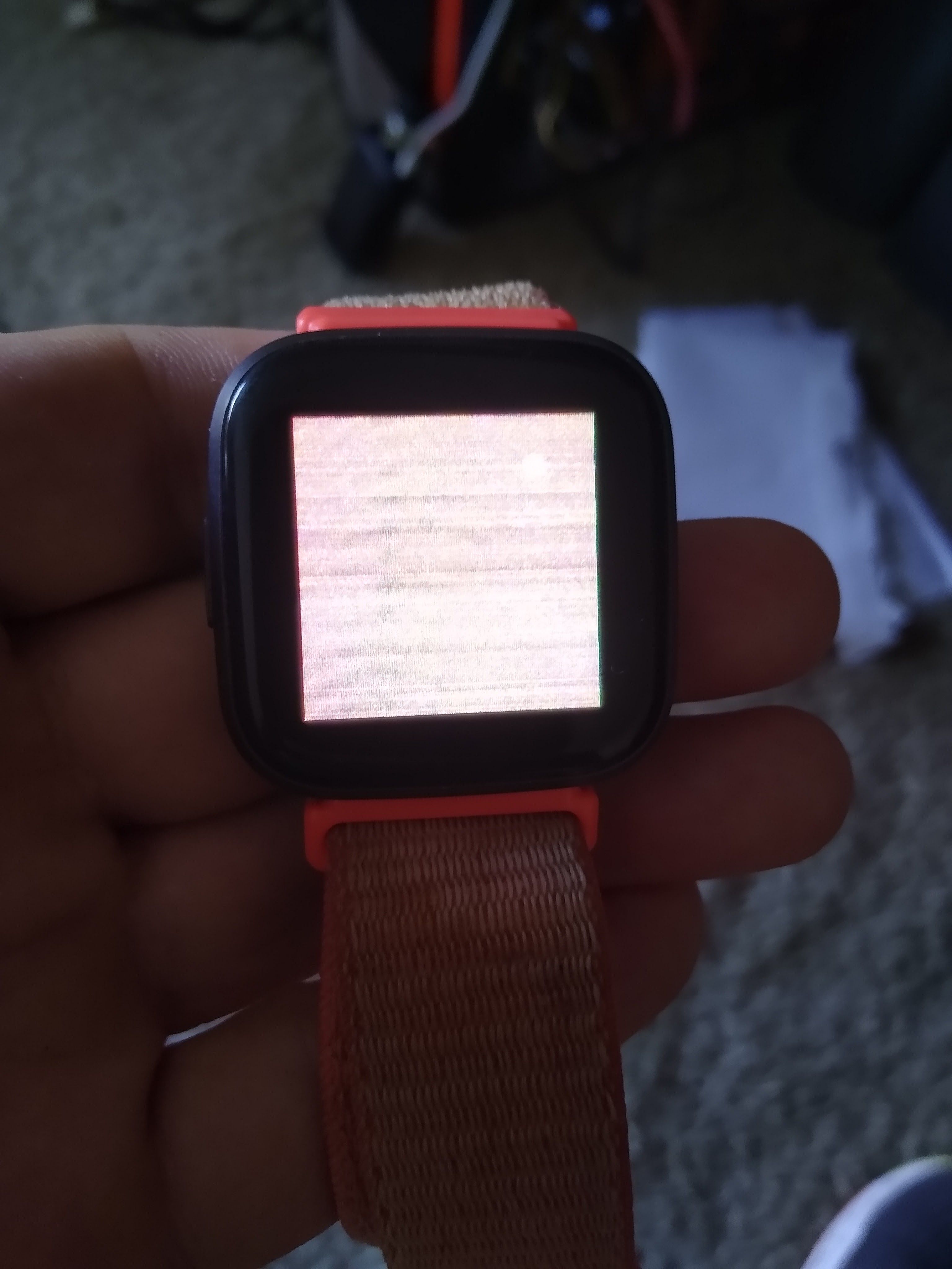 No display best sale on my fitbit