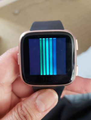 Ecran noir best sale fitbit versa