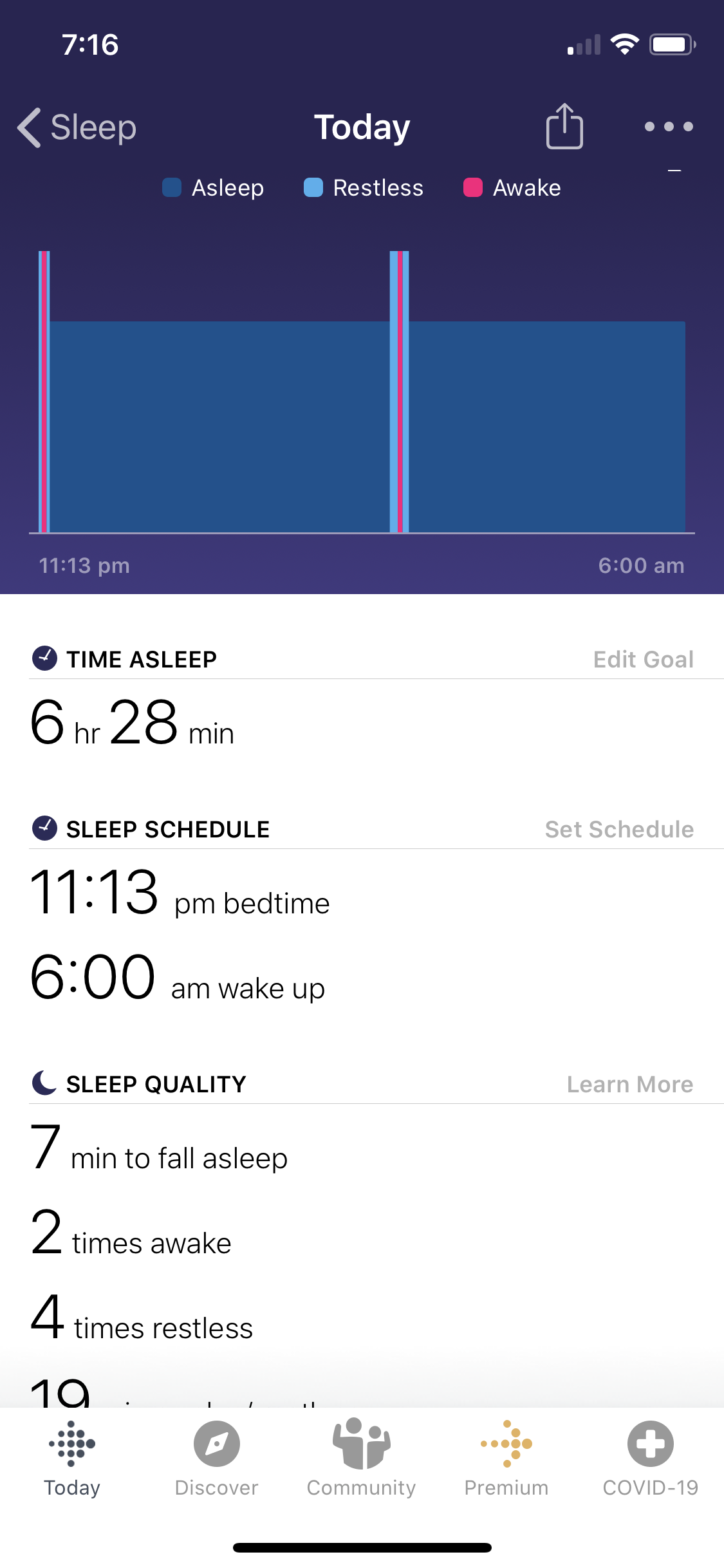 fitbit not showing sleep stages