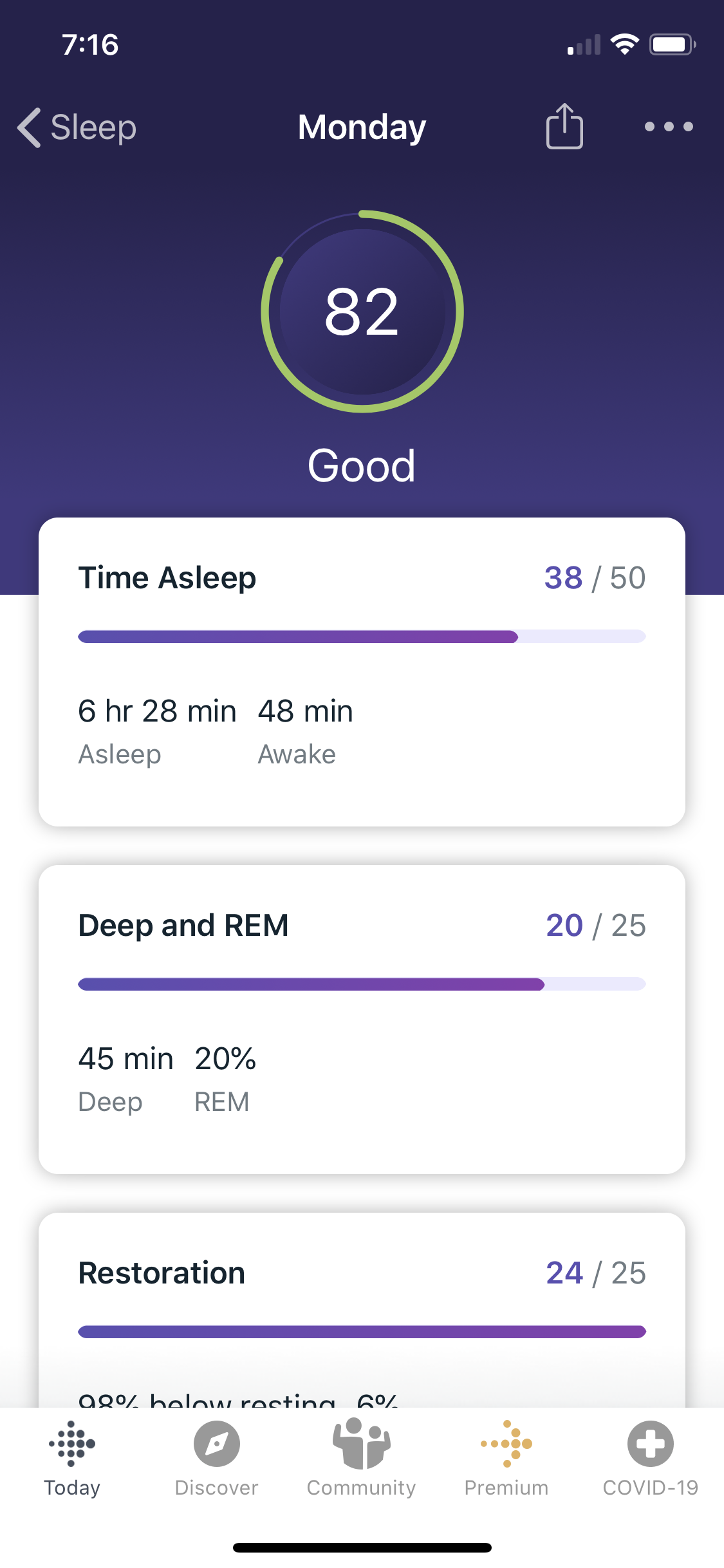 fitbit sleep stages
