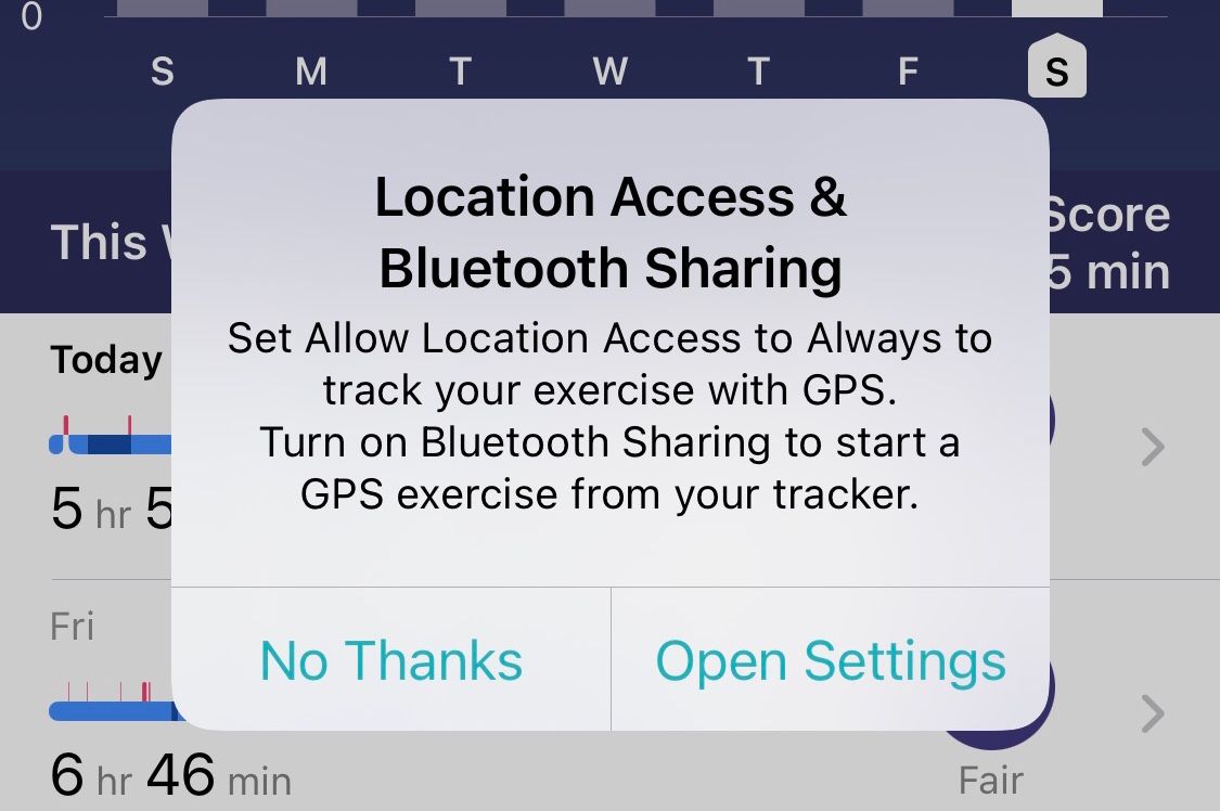 can fitbit track location