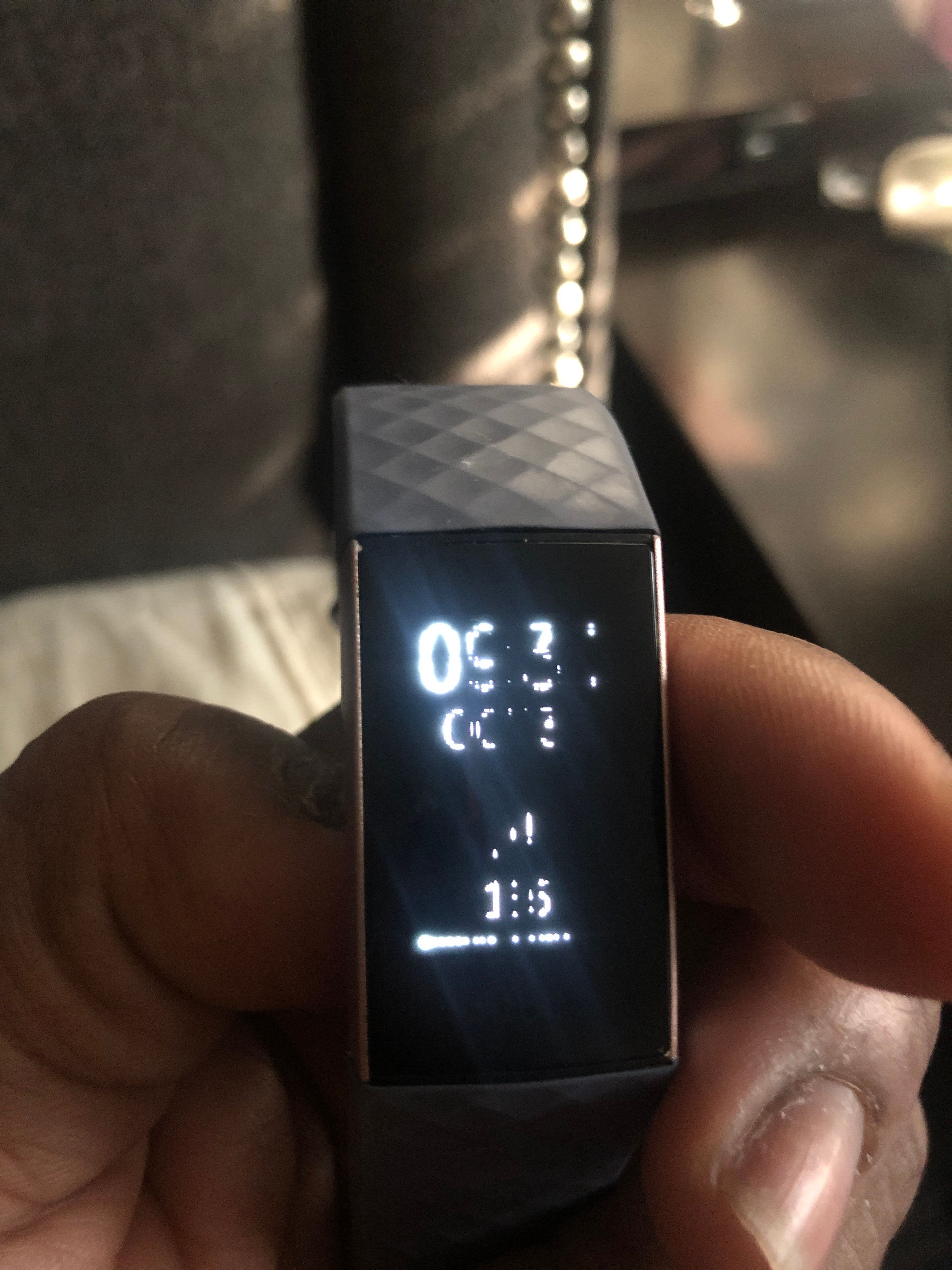 Fitbit charge 3 discount display