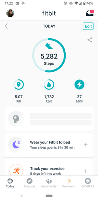 Dashboard data seems to be synced?
