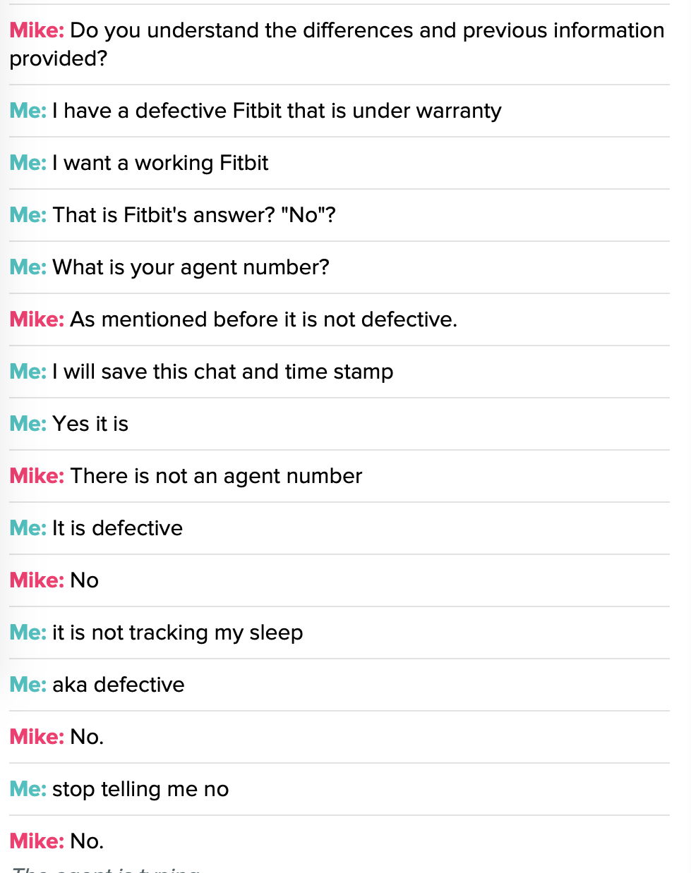 fitbit stopped tracking sleep