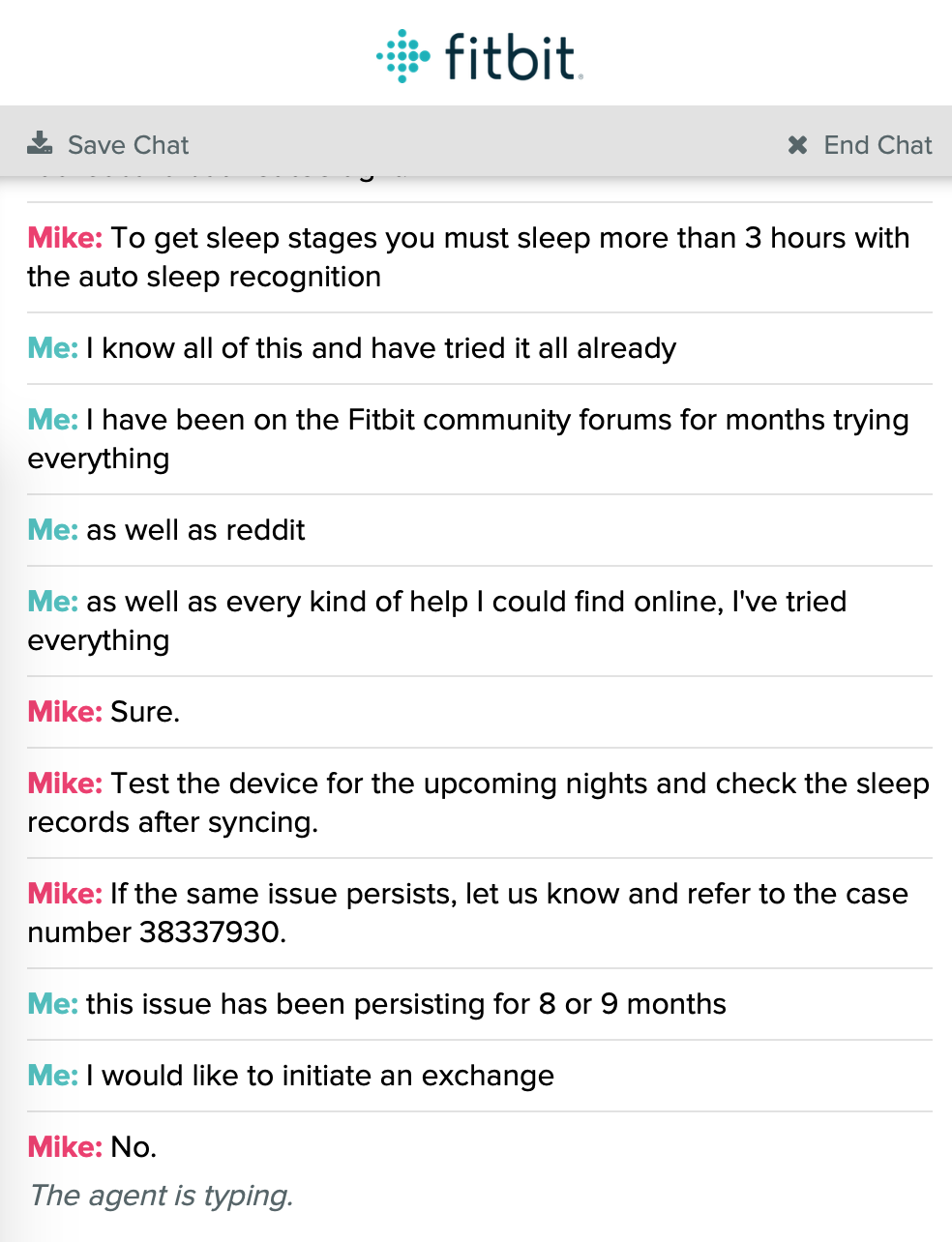 versa 2 not tracking sleep