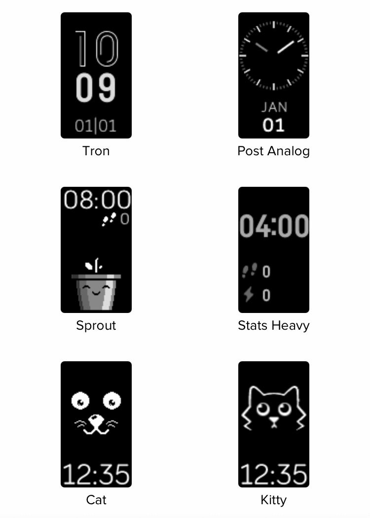 Solved Available clock faces for Ace2 Fitbit Community