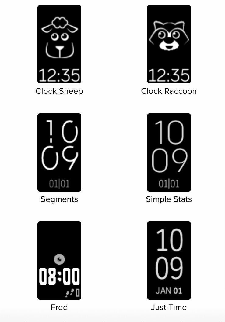 Solved: Available clock faces for Ace2 