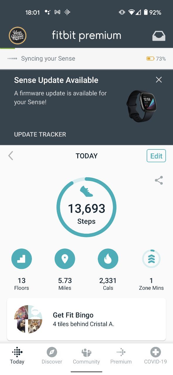 Fitbit os best sale 5.1 update