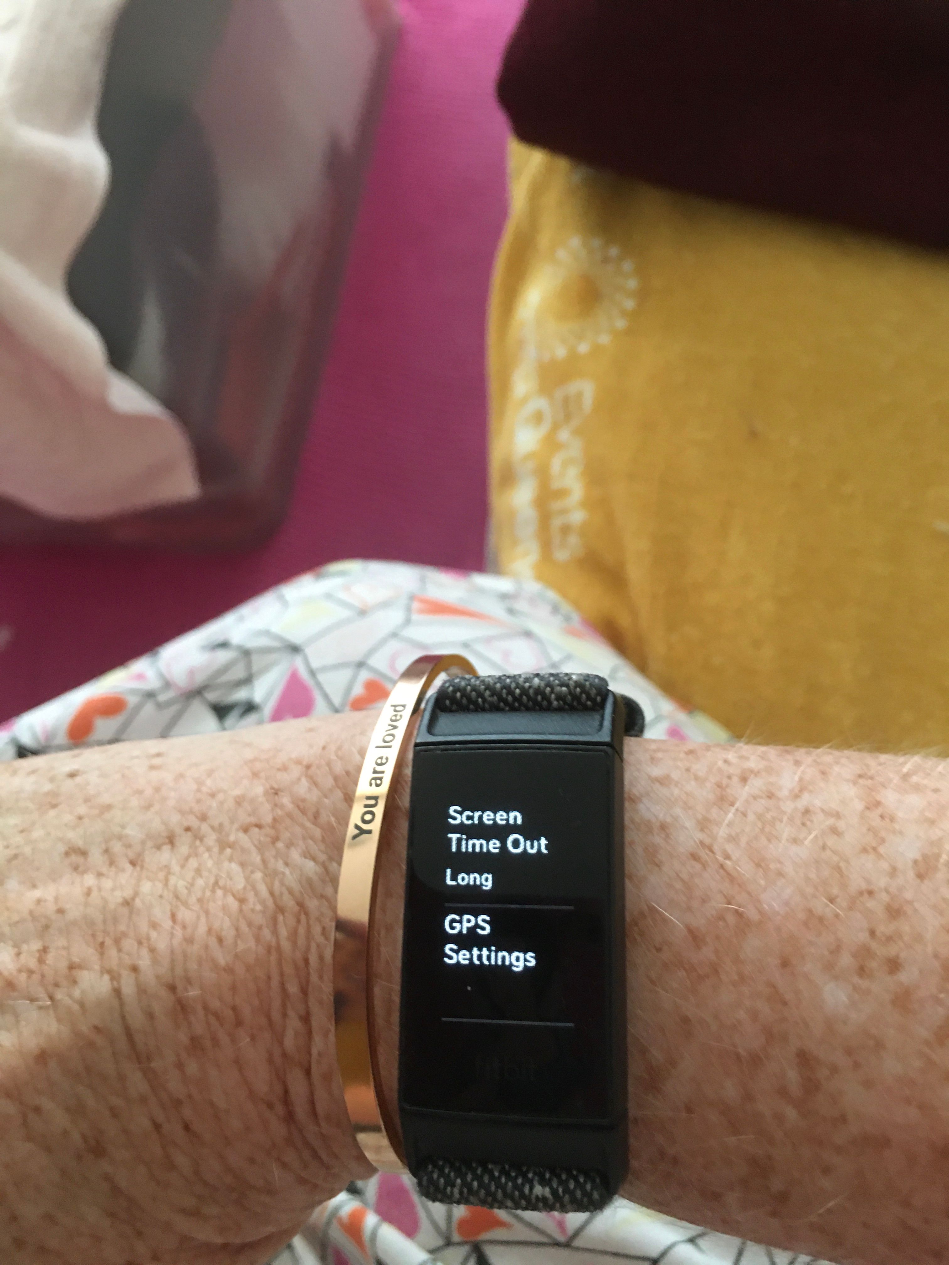 Fitbit charge 4 discount turn on gps