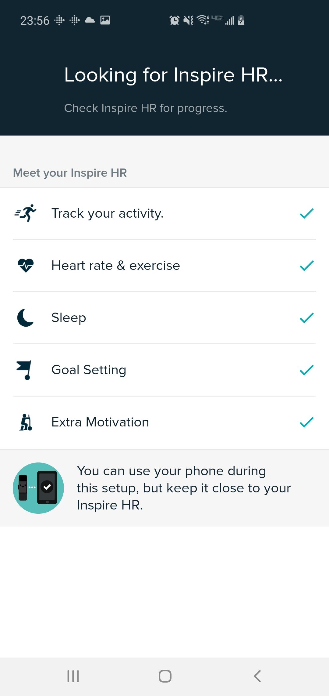 Pair fitbit inspire discount hr to android