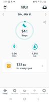 I walked 2 miles on sunday!
