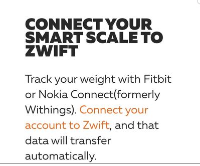 Linking your Smart Scales to Zwift