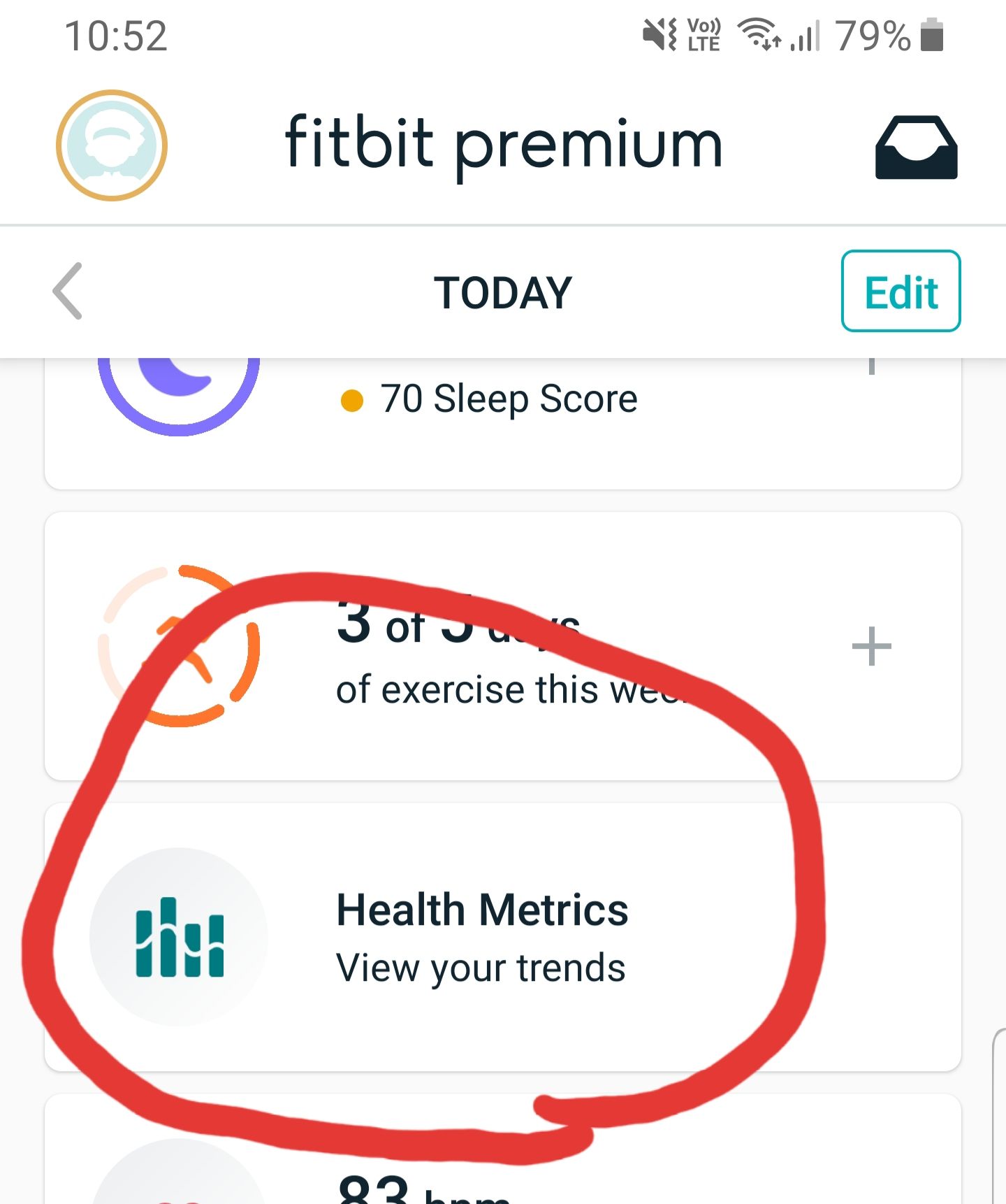 Fitbit discount respiration rate